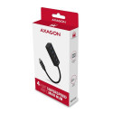 Axagon HUE-M1C interface hub USB 3.2 Gen 1 (3.1 Gen 1) Type-C 5000 Mbit/s Black