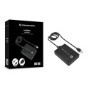 Conceptronic HUBBIES 4-Port USB 3.0 HUB with Power Adapter, 90cm cable