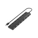 Conceptronic HUBBIES 7-Port USB 2.0 Hub with Power Adapter