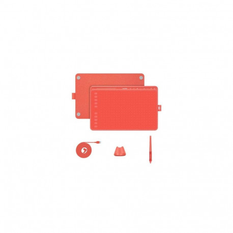 HUION HS611 RED graphic tablet 5080 lpi 258.4 x 161.5 mm USB