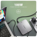 Axagon HMC-UFO USB-C Hub M.2 SATA/NVMe 1 Gbit/s Ethernet 384 kHz Audio Wired USB 3.2 Gen 2 (3.1 Gen 