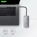 Axagon HMC-6M2 laptop dock/port replicator Wired USB 3.2 Gen 1 (3.1 Gen 1) Type-C Aluminium