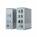 HYPER HDG212B laptop dock/port replicator Docking USB 3.2 Gen 2 (3.1 Gen 2) Type-C Silver