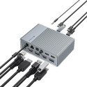 Targus HDG215-EUZ interface hub USB 3.2 Gen 2 (3.1 Gen 2) Type-C Silver