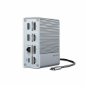 HYPER HDG212B laptop dock/port replicator Docking USB 3.2 Gen 2 (3.1 Gen 2) Type-C Silver