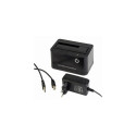 Gembird HD32-U2S-5 storage drive docking station USB 2.0 Type-B Black