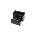 Gembird HD32-U2S-5 storage drive docking station USB 2.0 Type-B Black