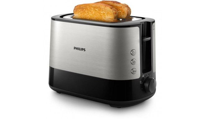 Philips Viva Collection HD2635/90 toaster 7 2 slice(s) Black, Titanium