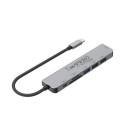 UNITEK uHUB S7+ Wired USB 3.2 Gen 1 (3.1 Gen 1) Type-C Grey