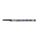 UNITEK uHUB S7+ Wired USB 3.2 Gen 1 (3.1 Gen 1) Type-C Grey