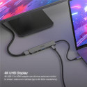 UNITEK uHUB S7+ Wired USB 3.2 Gen 1 (3.1 Gen 1) Type-C Grey