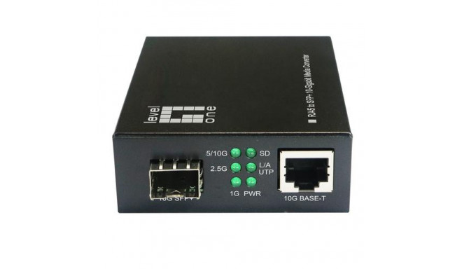 LevelOne RJ45 to SFP+ 10-Gigabit Media Converter