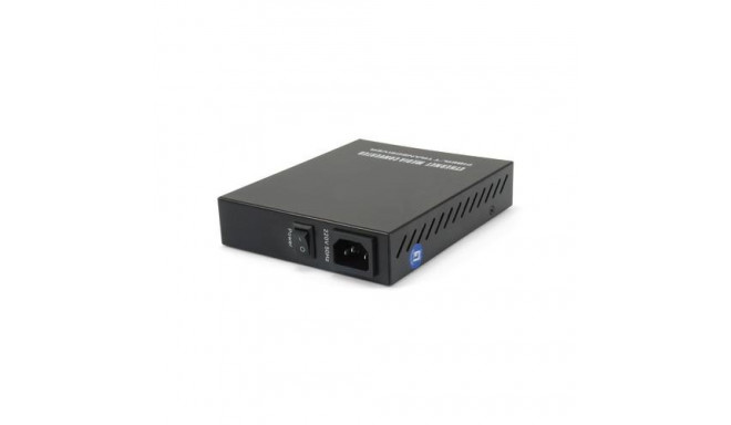 LevelOne RJ45 to SC Managed Gigabit Media Converter, Single-Mode Fiber, 20km