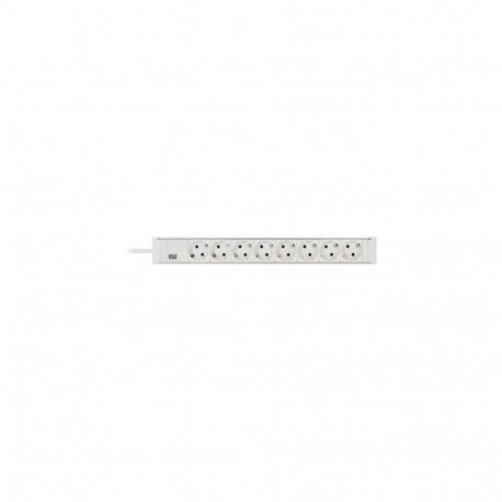 Deltaco GT-51 power extension 2 m 8 AC outlet(s) White