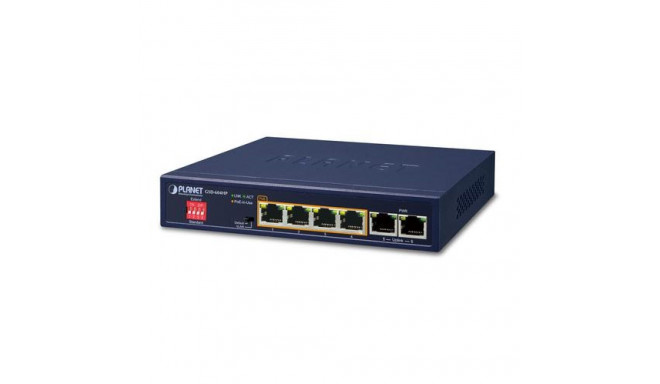 PLANET GSD-604HP network switch Unmanaged Gigabit Ethernet (10/100/1000) Power over Ethernet (PoE) B