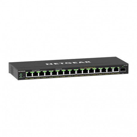 NETGEAR GS316EP Managed Gigabit Ethernet (10/100/1000) Power over Ethernet (PoE) Black