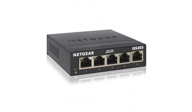 NETGEAR GS305 Unmanaged L2 Gigabit Ethernet (10/100/1000) Black
