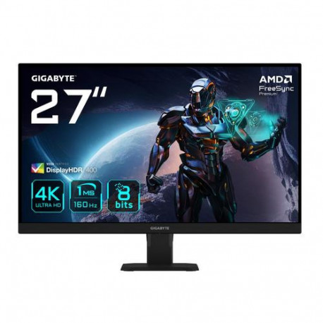 GIGABYTE GS27U 27" UHD Gaming Monitor - 3840 x 2160, 160Hz, 1ms, 350 cd/m², Display HDR400,