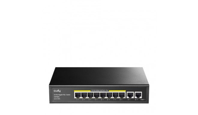 Cudy GS1010PE network switch Gigabit Ethernet (10/100/1000) Power over Ethernet (PoE) Black
