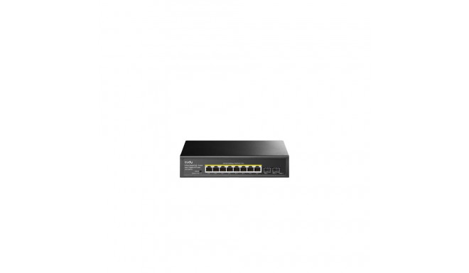 Cudy GS1008PS2 network switch Unmanaged Gigabit Ethernet (10/100/1000) Power over Ethernet (PoE) Bla