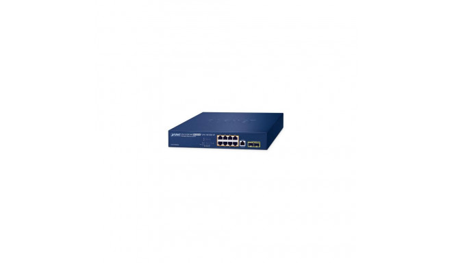 PLANET IPv6/IPv4, 8-Port Managed L2/L4 Gigabit Ethernet (10/100/1000) Power over Ethernet (PoE) 1U B