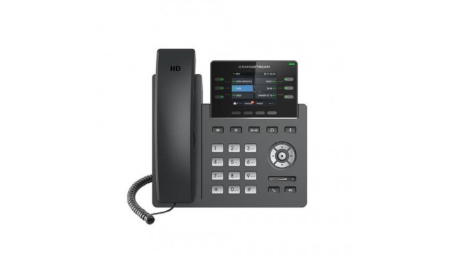 Grandstream Networks GRP2613 IP phone Black 4 lines TFT