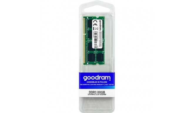 Goodram GR1333S364L9S/4G memory module 4 GB 1 x 4 GB DDR3 1333 MHz