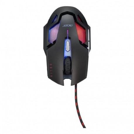 Acer Nitro Gaming NMW200 Black mouse Ambidextrous USB Type-A Optical 7200 DPI