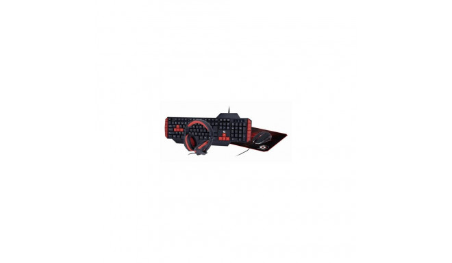 Gembird GGS-UMG4-02 keyboard Mouse included Gaming USB QWERTY US English Black