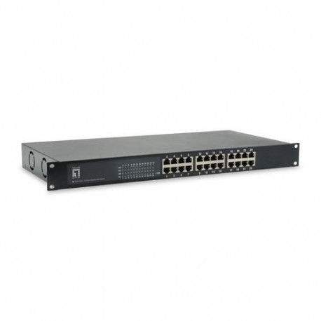 LevelOne 24-Port Gigabit PoE Switch, 802.3at/af PoE, 630W