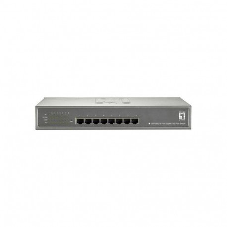 LevelOne 8-Port Gigabit PoE Switch, 802.3at/af PoE, 240W