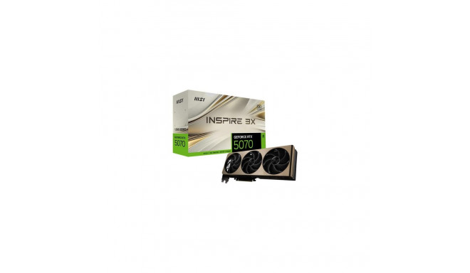 MSI GeForce RTX 5070 12G INSPIRE 3X OC NVIDIA 12 GB GDDR7