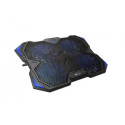 C-TECH GCP-01B notebook cooling pad 43.9 cm (17.3&quot;) 900 RPM Black