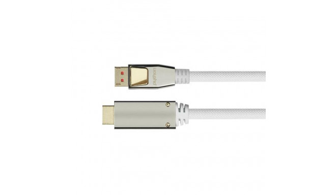 Python GC-M0221 video cable adapter 1 m DisplayPort HDMI White