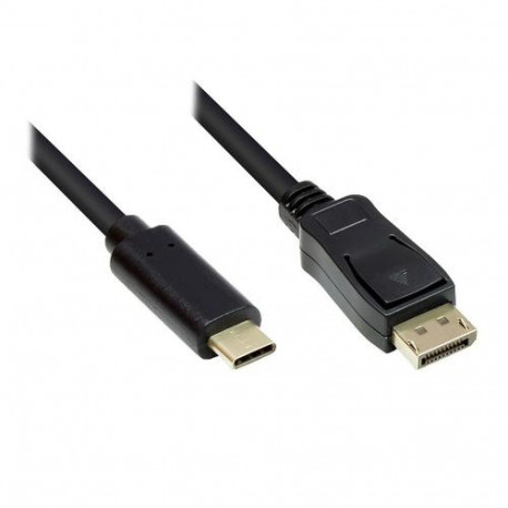 Alcasa GC-M0108 video cable adapter 5 m DisplayPort Black