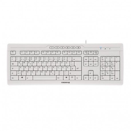 CHERRY STREAM 3.0 keyboard Office USB Swiss Black