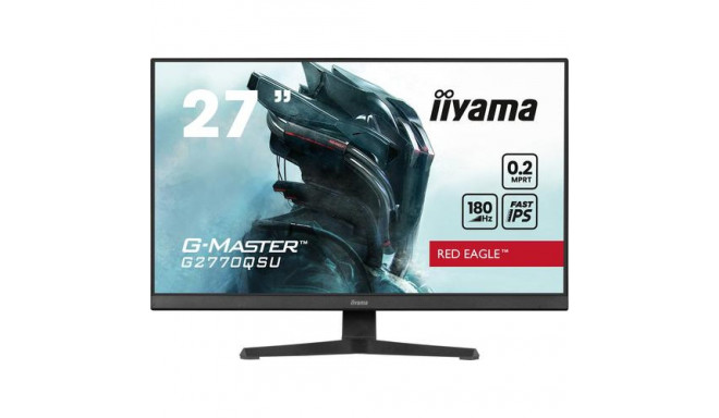 iiyama G-MASTER Unleash your full gaming potential with the Fast IPS G2770QSU Red Eagle