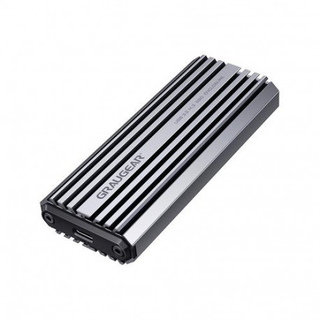 GRAUGEAR G-M201-AC-10G storage drive enclosure SSD enclosure Grey M.2