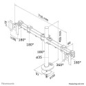 Neomounts FPMA-D960DG Monitor arm 10-27&quot;