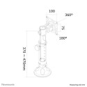 Neomounts FPMA-D025BLACK Monitor arm 10-30&quot; - tiltable