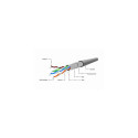Gembird 305m Cat5e FTP networking cable Grey F/UTP (FTP)