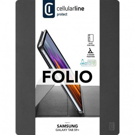 Cellularline Folio - Galaxy Tab S9+ / S10+ / S9 FE+ Tablet case with stand function