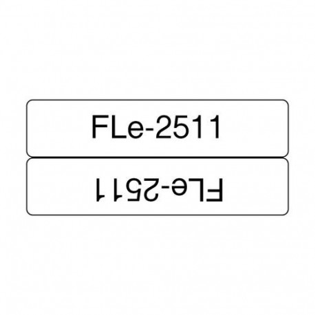 Brother FLE2511 label-making tape Black on white