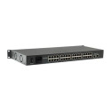LevelOne 34-Port Fast Ethernet PoE Switch, 802.3at/af PoE, 32 PoE Outputs, 2 x Gigabit RJ45, 760W