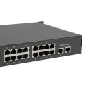 LevelOne 34-Port Fast Ethernet PoE Switch, 802.3at/af PoE, 32 PoE Outputs, 2 x Gigabit RJ45, 630W