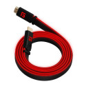 Floating Grip FG-HDMILED-300-RED HDMI cable 3 m HDMI Type A (Standard) Black