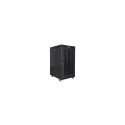 Lanberg FF01-8022-23BL rack cabinet 22U Freestanding rack Black