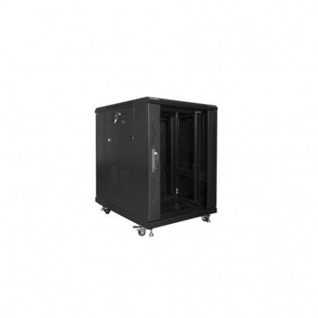 Lanberg FF01-6815-12B rack cabinet 15U Freestanding rack Black