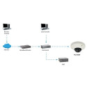 LevelOne HUBBLE Fixed Dome IP Network Camera, 3-Megapixel, 802.3af PoE, Vandalproof