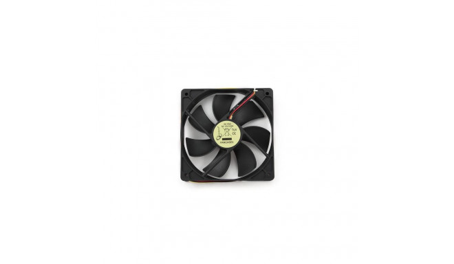 Gembird FANCASE3 computer cooling system Computer case Fan 12 cm Black